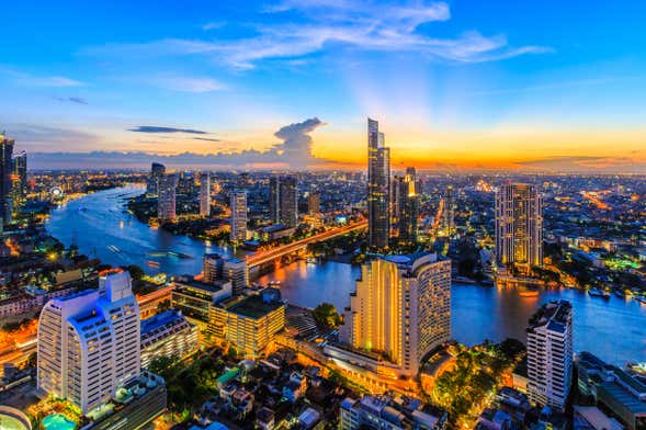 Bateau touristique à Bangkok
