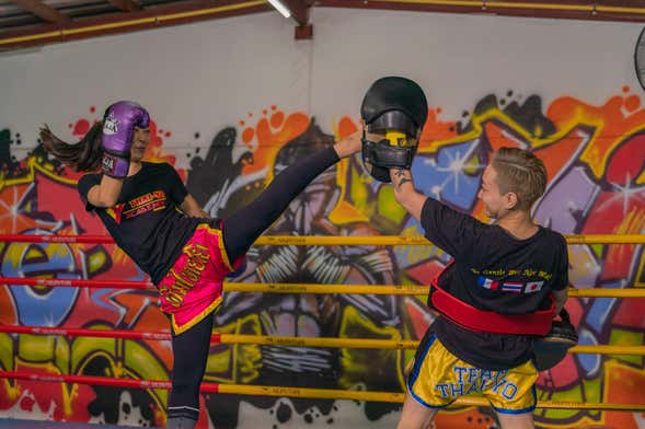 Cours de boxe thaï à Bangkok
