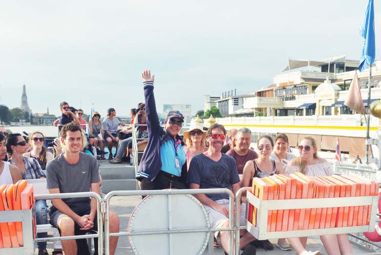 Bangkok en bateau touristique 