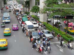 Les embouteillages de Bangkok