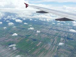 Arrivée à Bangkok en avion