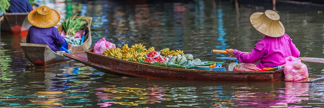 Marché flottant de Damnoen Saduak